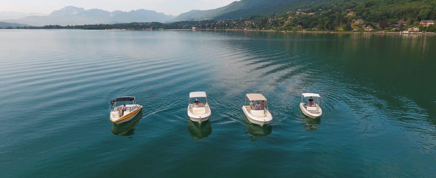 Bateaux de location sur le lac du bourget